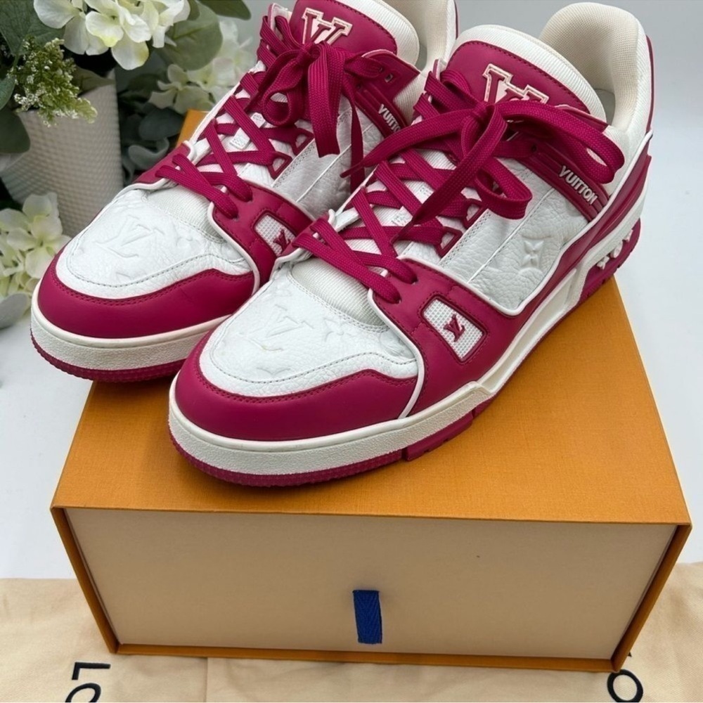 Men’s Louis Vuitton, Calf Skin, leather trainer sneakers size 11, fits US 13 - Picture 2 of 9